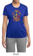 Ladies Peace Shirt Funky Peace Moisture Wicking Tee T-Shirt