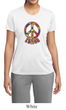 Ladies Peace Shirt Funky Peace Moisture Wicking Tee T-Shirt