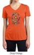 Ladies Peace Shirt Funky Peace Moisture Wicking V-neck Tee T-Shirt