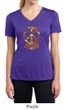 Ladies Peace Shirt Funky Peace Moisture Wicking V-neck Tee T-Shirt