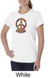 Ladies Peace Shirt Funky Peace Organic Tee T-Shirt