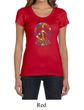 Ladies Peace Shirt Funky Peace Scoop Neck Tee T-Shirt
