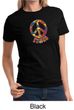 Ladies Peace Shirt Funky Peace Tee T-Shirt