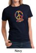 Ladies Peace Shirt Funky Peace Tee T-Shirt