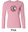 Ladies Peace Shirt Give Peace a Chance Long Sleeve Tee T-Shirt