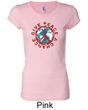 Ladies Peace Shirt Give Peace a Chance Longer Length Tee T-Shirt