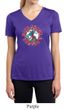 Ladies Peace Shirt Give Peace a Chance Moisture Wicking V-neck Tee