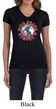 Ladies Peace Shirt Give Peace a Chance V-neck Tee T-Shirt