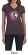 Ladies Peace Shirt Give Peace a Chance V-neck Tee T-Shirt