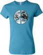 Ladies Peace Shirt Peace Earth Crewneck Tee T-Shirt