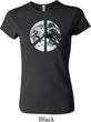 Ladies Peace Shirt Peace Earth Crewneck Tee T-Shirt