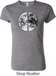 Ladies Peace Shirt Peace Earth Crewneck Tee T-Shirt
