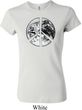 Ladies Peace Shirt Peace Earth Crewneck Tee T-Shirt