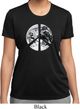 Ladies Peace Shirt Peace Earth Moisture Wicking Tee T-Shirt