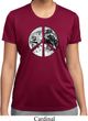 Ladies Peace Shirt Peace Earth Moisture Wicking Tee T-Shirt
