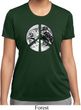 Ladies Peace Shirt Peace Earth Moisture Wicking Tee T-Shirt