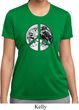 Ladies Peace Shirt Peace Earth Moisture Wicking Tee T-Shirt