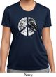 Ladies Peace Shirt Peace Earth Moisture Wicking Tee T-Shirt