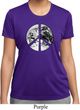 Ladies Peace Shirt Peace Earth Moisture Wicking Tee T-Shirt