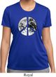 Ladies Peace Shirt Peace Earth Moisture Wicking Tee T-Shirt