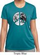 Ladies Peace Shirt Peace Earth Moisture Wicking Tee T-Shirt