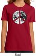Ladies Peace Shirt Peace Earth Organic Tee T-Shirt