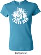 Ladies Peace Shirt Peace Now Crewneck Tee T-Shirt