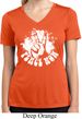 Ladies Peace Shirt Peace Now Moisture Wicking V-neck Tee