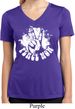 Ladies Peace Shirt Peace Now Moisture Wicking V-neck Tee