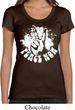 Ladies Peace Shirt Peace Now Scoop Neck Tee T-Shirt
