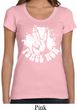 Ladies Peace Shirt Peace Now Scoop Neck Tee T-Shirt