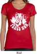 Ladies Peace Shirt Peace Now Scoop Neck Tee T-Shirt
