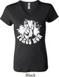 Ladies Peace Shirt Peace Now V-neck Tee T-Shirt