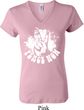 Ladies Peace Shirt Peace Now V-neck Tee T-Shirt