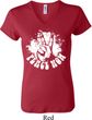Ladies Peace Shirt Peace Now V-neck Tee T-Shirt