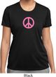 Ladies Peace Shirt Pink Peace Moisture Wicking Tee T-Shirt
