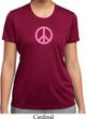 Ladies Peace Shirt Pink Peace Moisture Wicking Tee T-Shirt