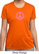 Ladies Peace Shirt Pink Peace Moisture Wicking Tee T-Shirt
