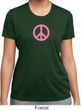 Ladies Peace Shirt Pink Peace Moisture Wicking Tee T-Shirt