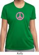 Ladies Peace Shirt Pink Peace Moisture Wicking Tee T-Shirt