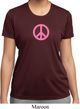 Ladies Peace Shirt Pink Peace Moisture Wicking Tee T-Shirt