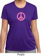 Ladies Peace Shirt Pink Peace Moisture Wicking Tee T-Shirt