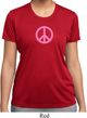 Ladies Peace Shirt Pink Peace Moisture Wicking Tee T-Shirt
