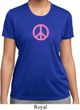 Ladies Peace Shirt Pink Peace Moisture Wicking Tee T-Shirt