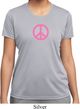 Ladies Peace Shirt Pink Peace Moisture Wicking Tee T-Shirt
