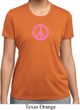Ladies Peace Shirt Pink Peace Moisture Wicking Tee T-Shirt