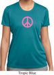 Ladies Peace Shirt Pink Peace Moisture Wicking Tee T-Shirt