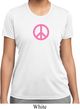 Ladies Peace Shirt Pink Peace Moisture Wicking Tee T-Shirt
