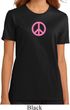 Ladies Peace Shirt Pink Peace Organic Tee T-Shirt
