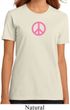 Ladies Peace Shirt Pink Peace Organic Tee T-Shirt